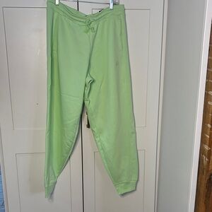 adidas womens Lime Green Sweatpants